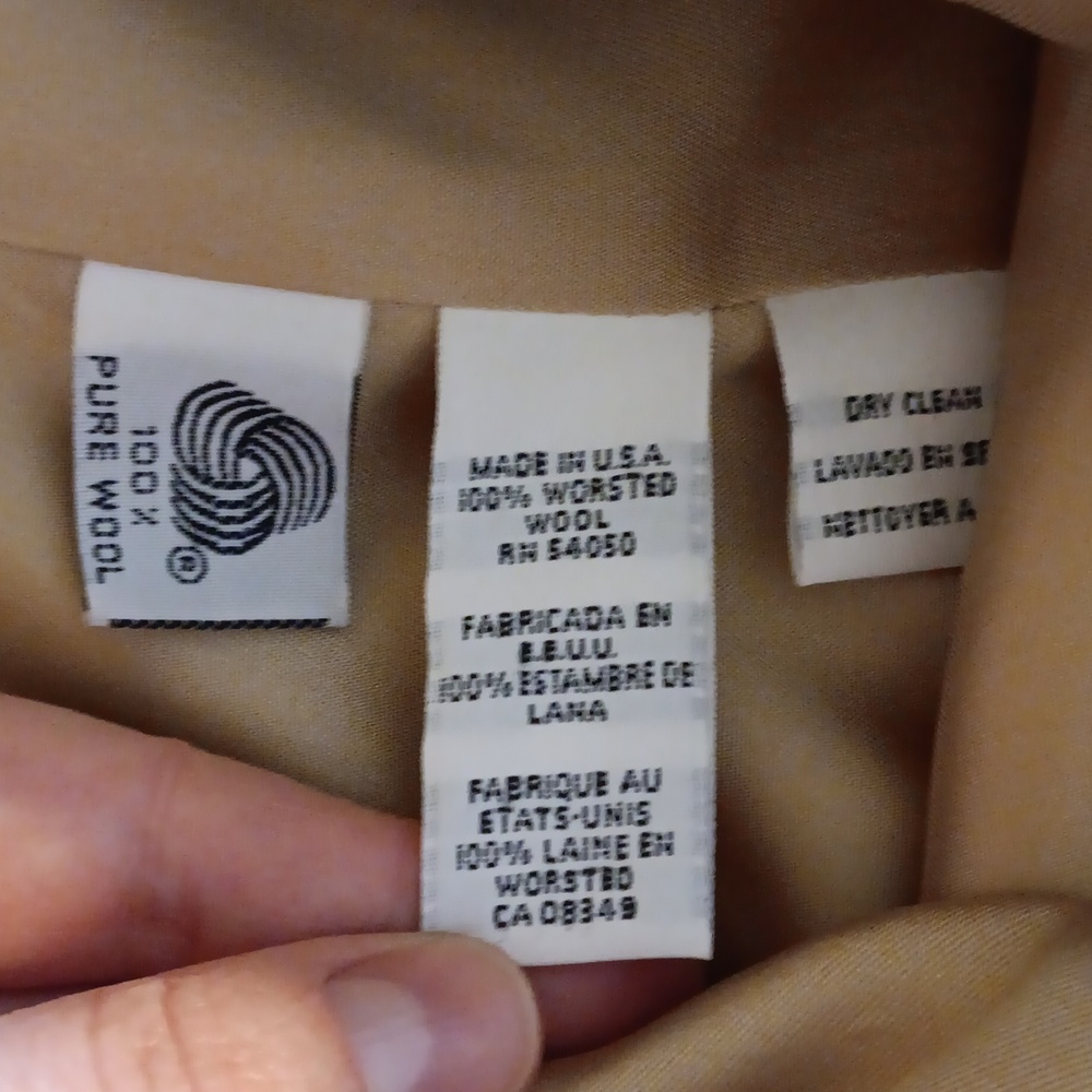Wool Houndstooth Blazer with Pockets - Picture 3 of 12